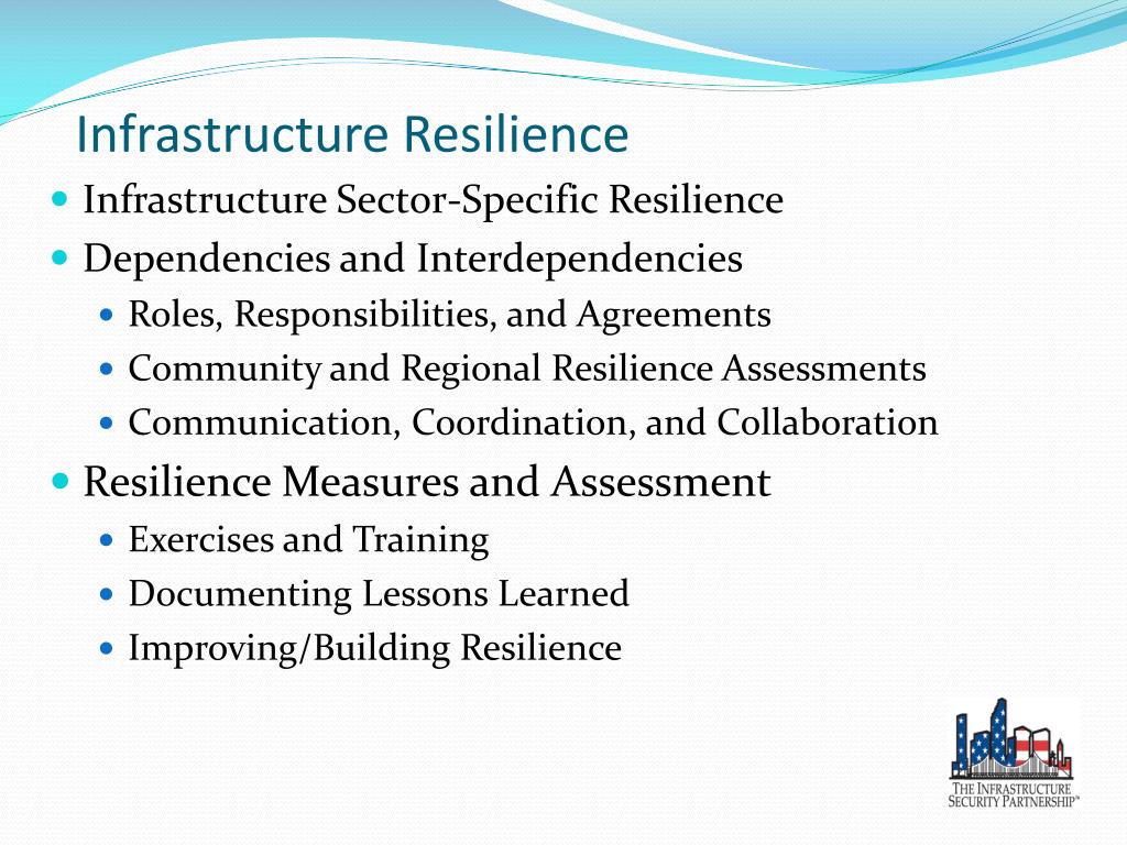 PPT Regional and Infrastructure Resilience PowerPoint Presentation