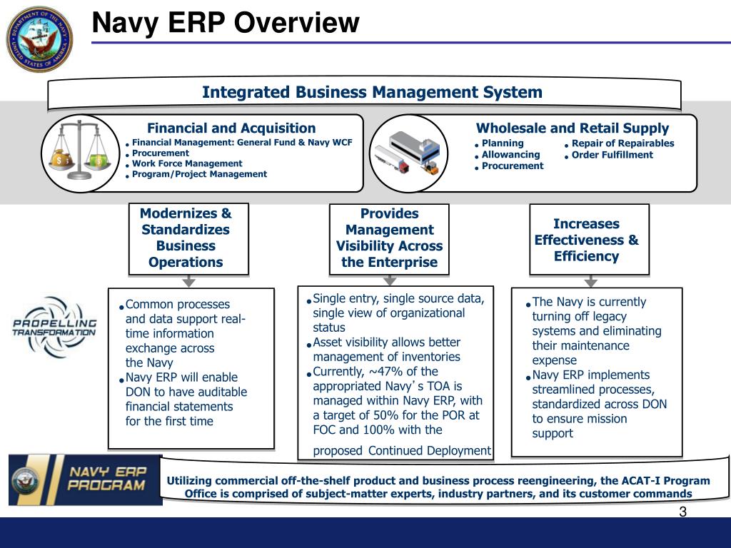 PPT Above And Beyond Building On The Foundation Of Navy ERP 