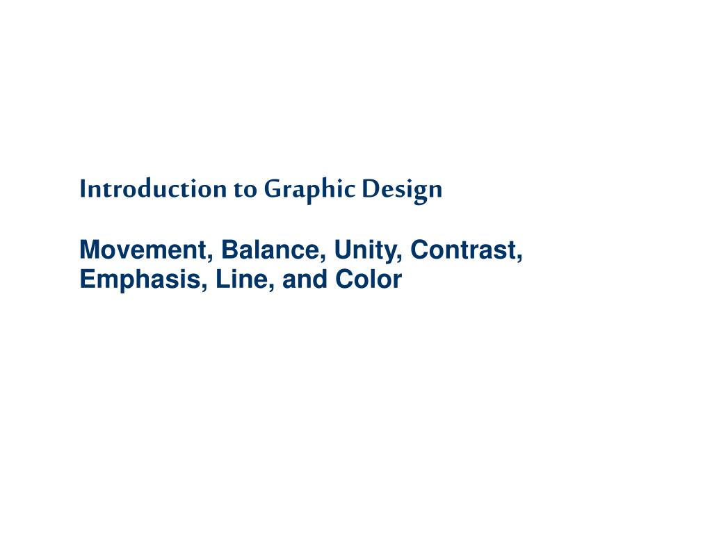 introduction to graphic design presentation