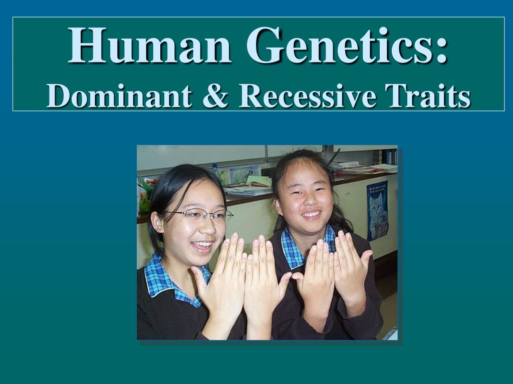 dominant and recessive traits