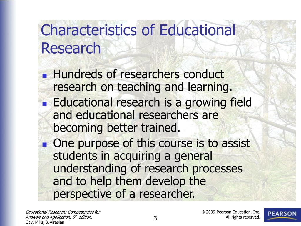 chapters of educational research