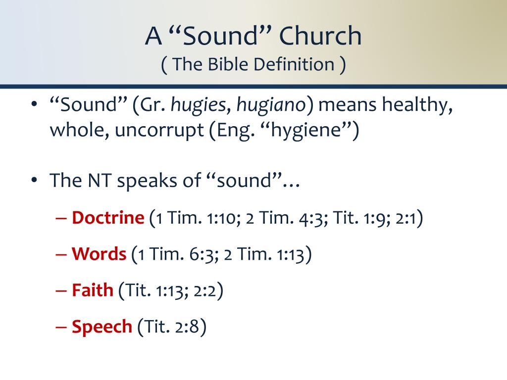 sound speech meaning in the bible