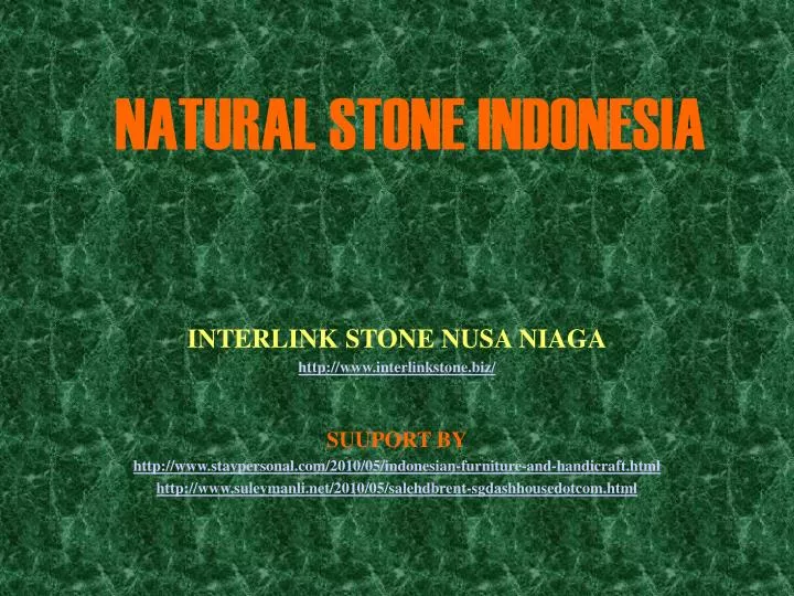 natural stone indonesia n.