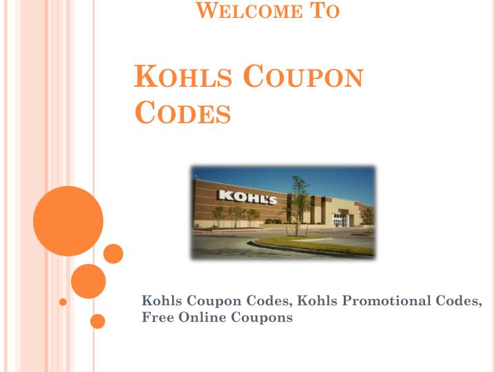 PPT Kohls Coupon Codes PowerPoint Presentation, free download ID295574