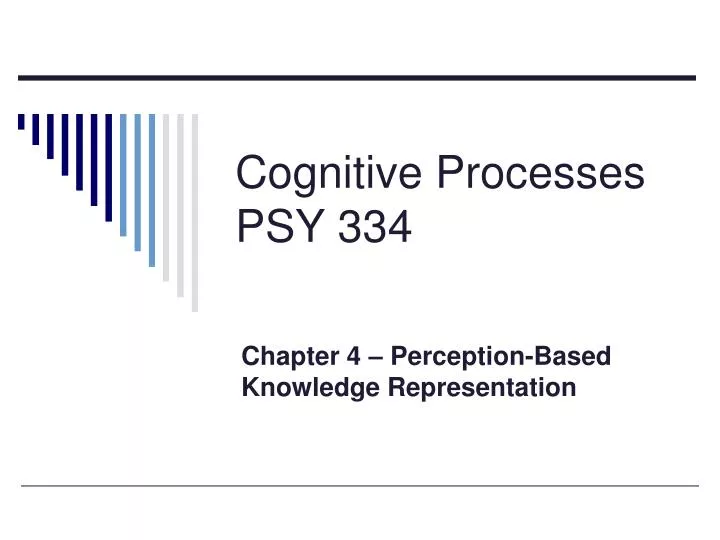 cognitive processes psy 334 n.