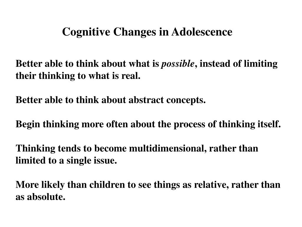 Cognitive development 2025 in young adulthood