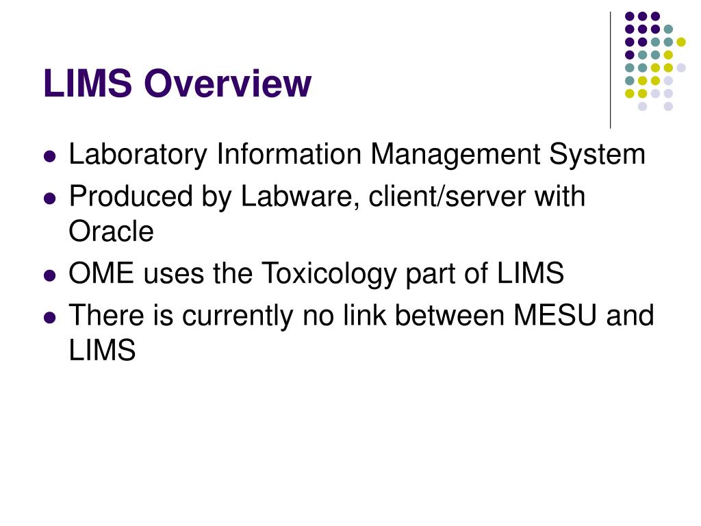 PPT - EDEN / MESU / LIMS Interoperability PowerPoint Presentation, free ...