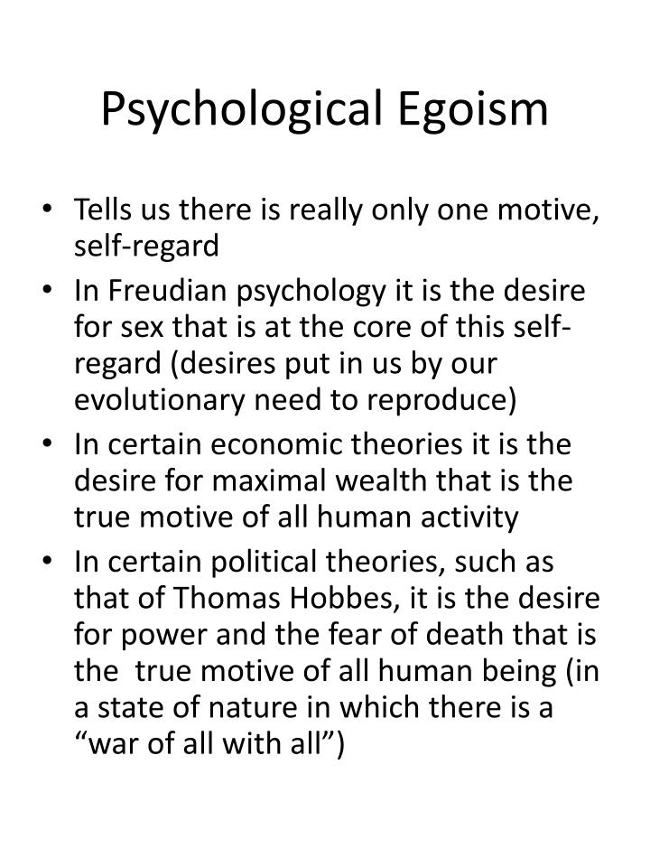 ppt psychological egoism powerpoint presentation id 295731 psychological egoism