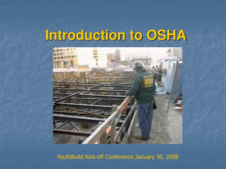 introduction to osha n.
