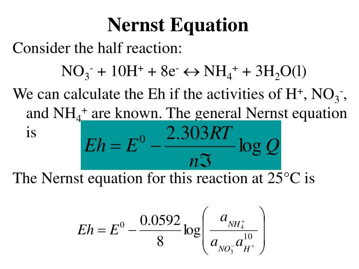 PPT - Nernst Equation PowerPoint Presentation, free download - ID:295837