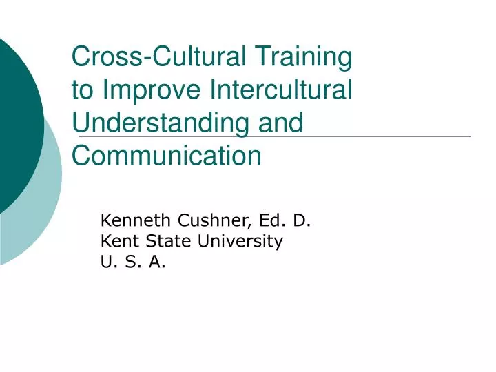 cross cultural training to improve intercultural understanding and communication n.
