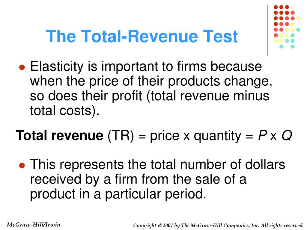 What Is The Total Revenue Test Of The Price Elasticit - vrogue.co