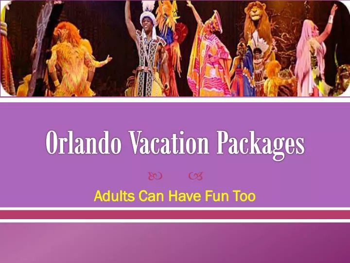orlando vacation packages n.