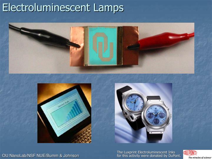 electroluminescent lamps n.