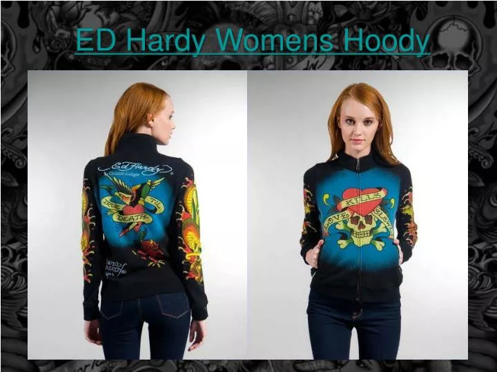 ed hardy womens hoody n.