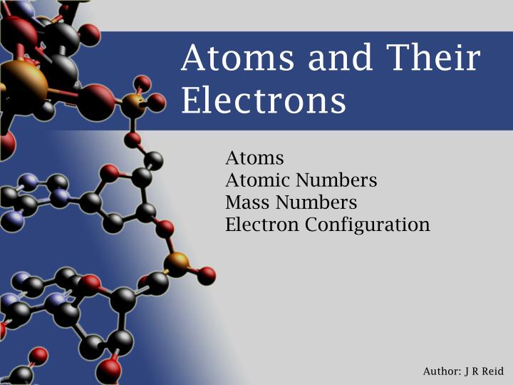 atoms and their electrons n.