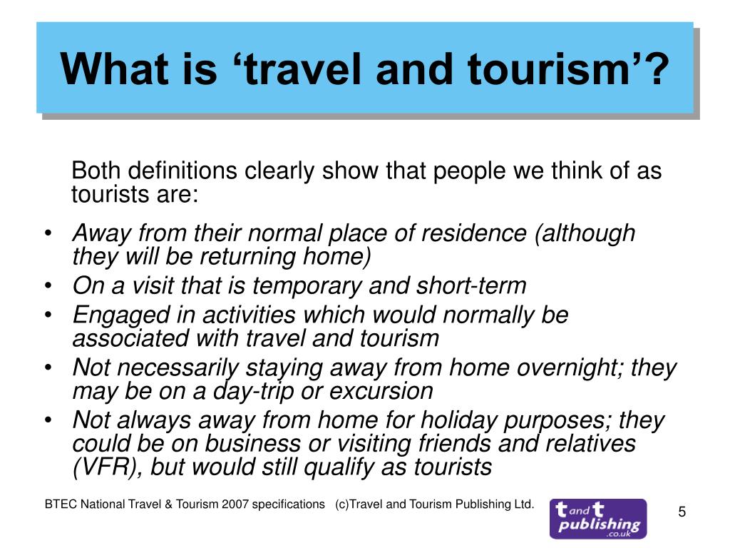 national travel definition