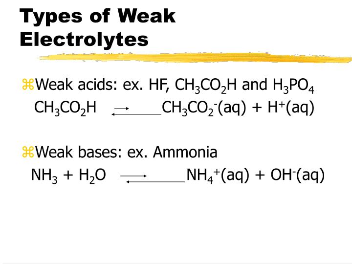 PPT - II. Types Of Electrolytes PowerPoint Presentation - ID:297972