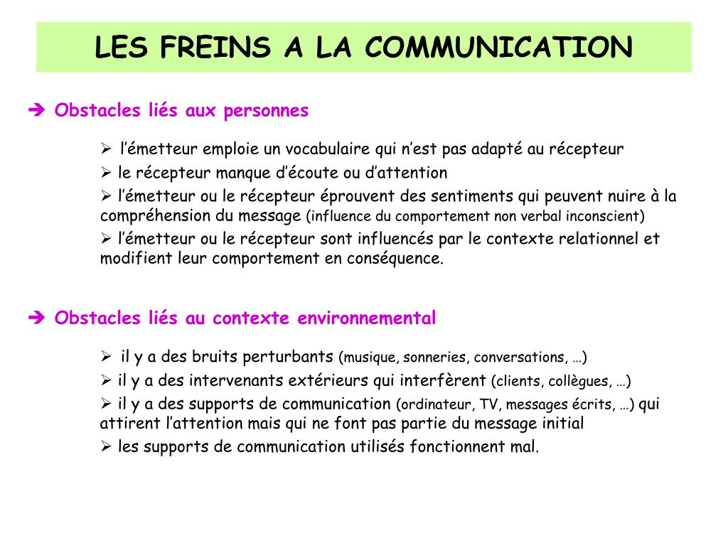 PPT - LES BASES DE LA COMMUNICATION PowerPoint Presentation, free download  - ID:298328