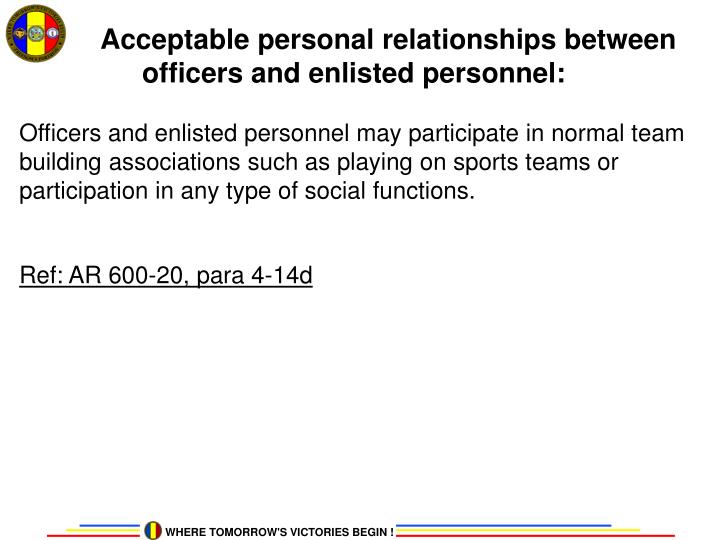 Fraternization Regulation Army - Army Military