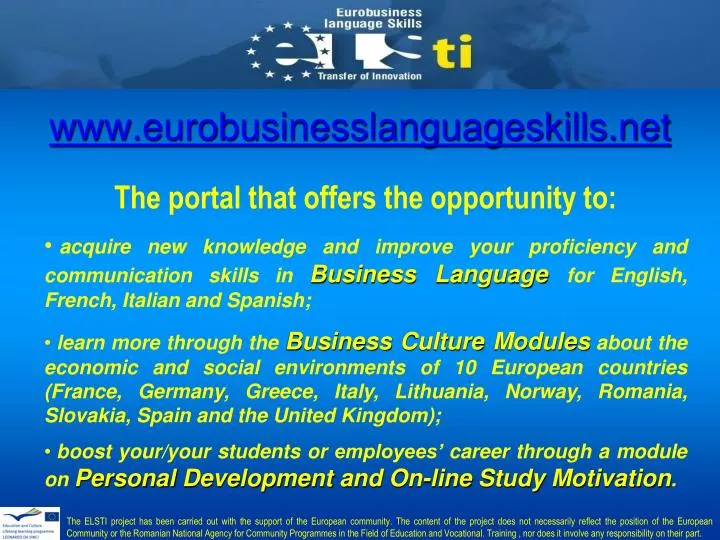 www eurobusinesslanguageskills net n.