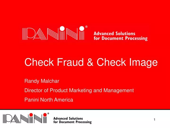 check fraud check image n.