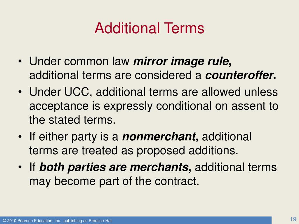 ucc contract formation PPT  CHAPTER ID:299390  Presentation  18 PowerPoint