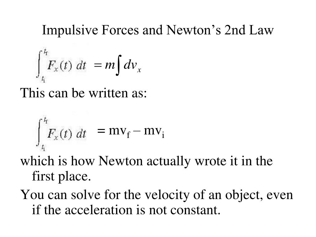 impulsive force model momentum test impulsive force model momentum test