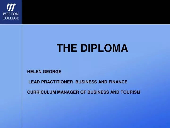 the diploma n.
