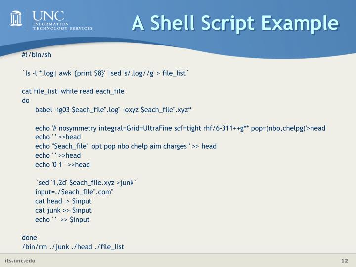 PPT - Shell Scripting PowerPoint Presentation - ID:300380