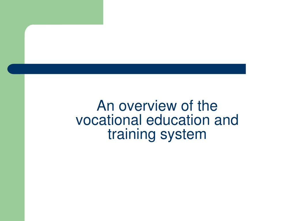 powerpoint presentation on vocational education
