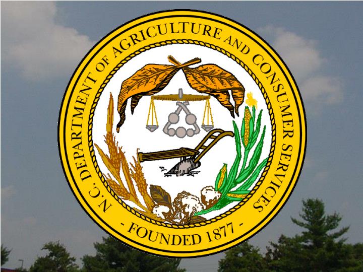 PPT North Carolina Department of Agriculture and Consumer Services PowerPoint Presentation