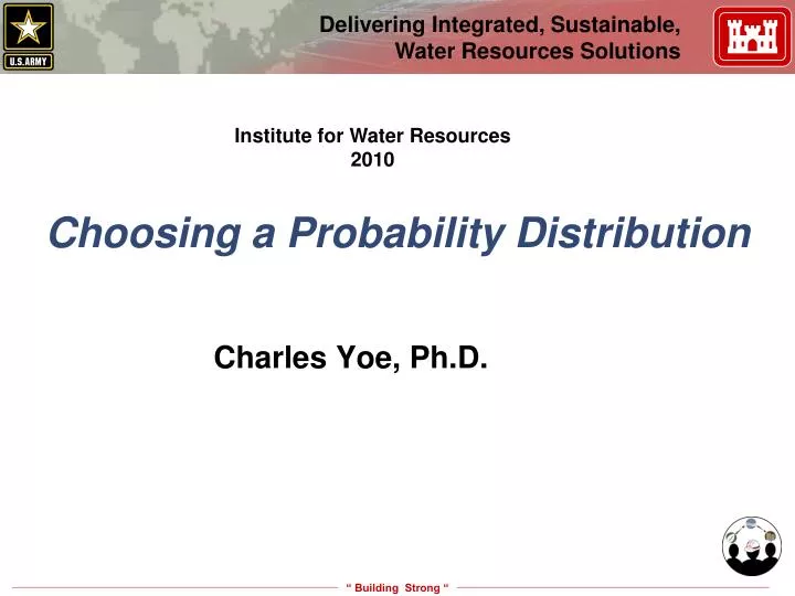choosing a probability distribution n.