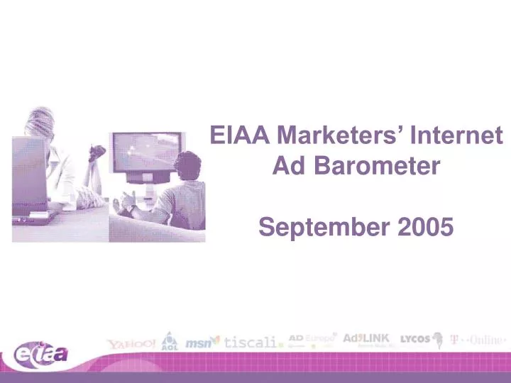 eiaa marketers internet ad barometer september 2005 n.