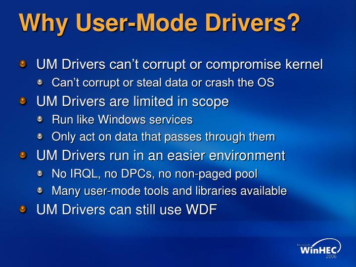 Windows driver foundation user mode driver framework reflector 4.8 Windows driver foundation user mode driver framework reflector 4.8