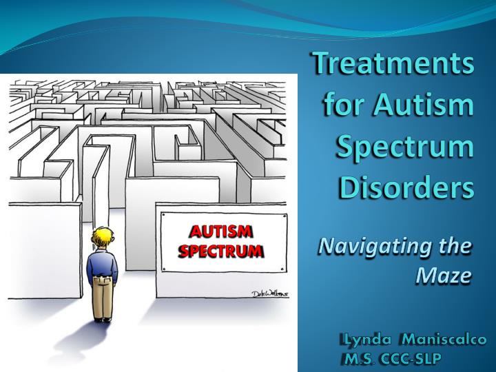 treatments for autism spectrum disorders n.