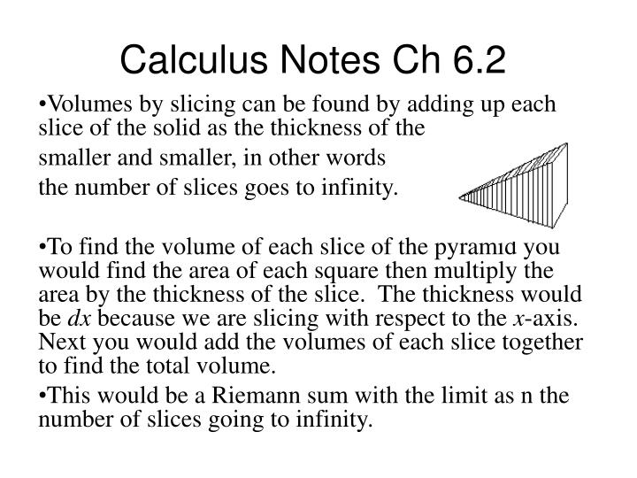 calculus notes ch 6 2 n.