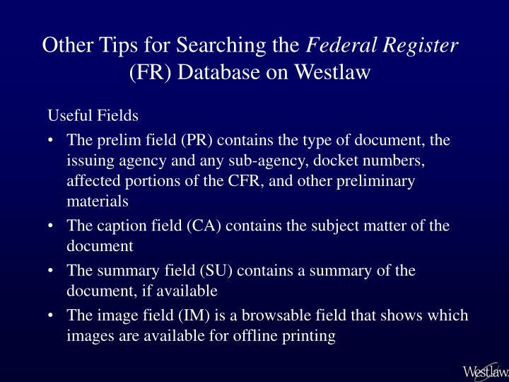 westlaw summary westlaw summary