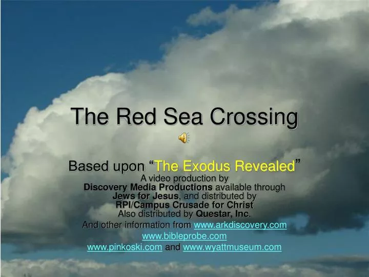 PPT The Red Sea Crossing PowerPoint Presentation Free Download ID 