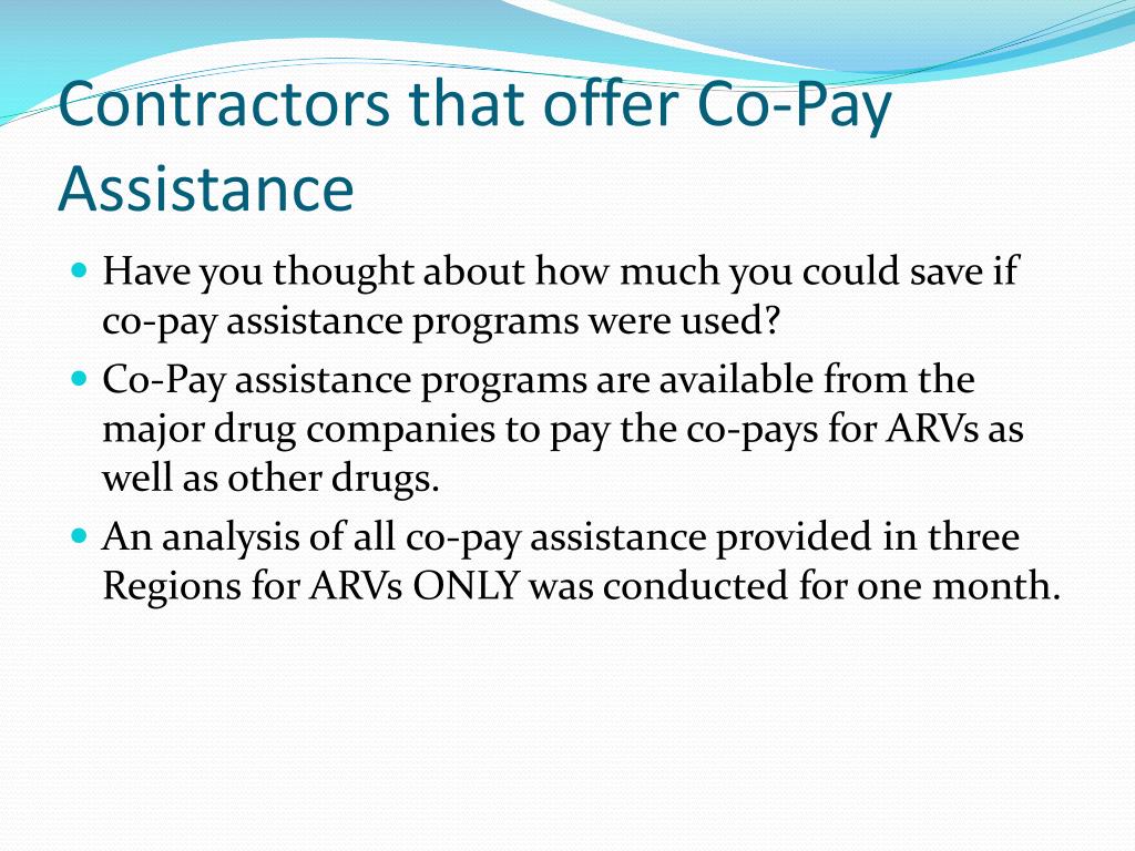 co pay assistance programs
