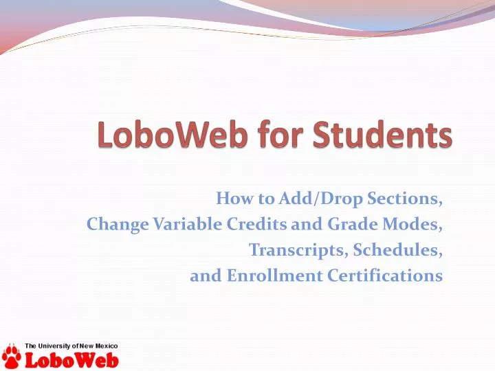 loboweb for students n.