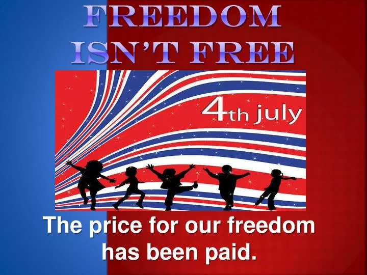 freedom isn t free n.