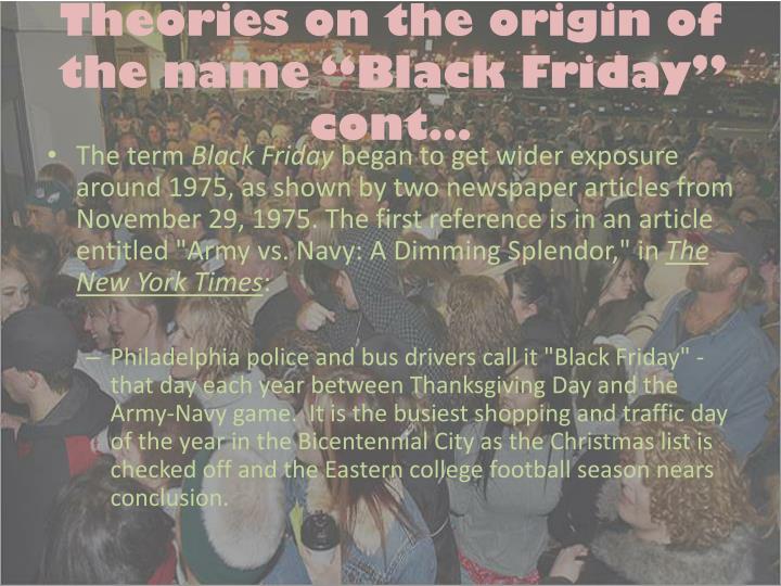 PPT - A Brief History of Black Friday PowerPoint Presentation - ID:303272 - What Is The Underlying Meaning Of Black Friday