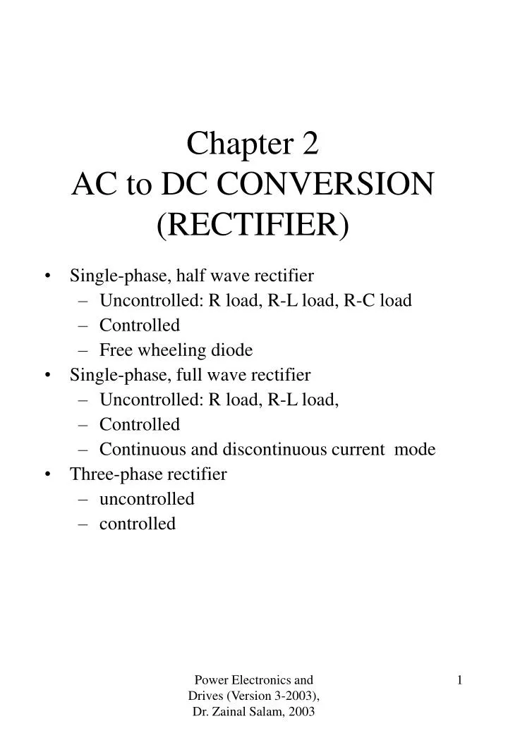 chapter 2 ac to dc conversion rectifier n.