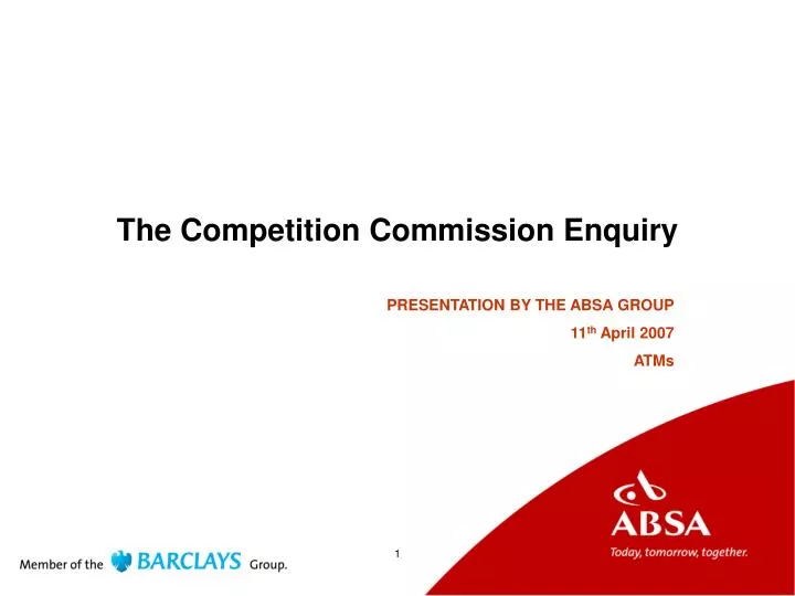 the competition commission enquiry n.