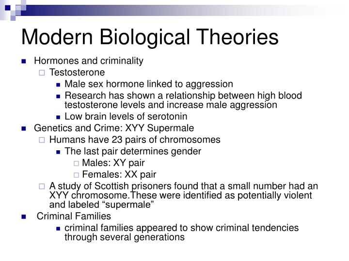 biological theories and criminal behavior biological theories and criminal behavior