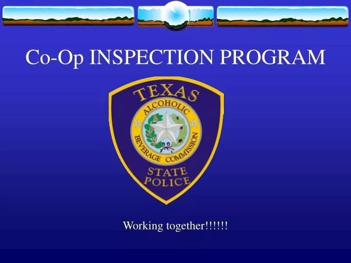 co op inspection program n.