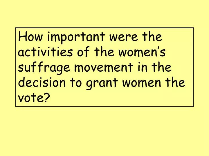 woman suffrage movement essay woman suffrage movement essay