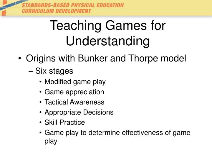 Ppt teaching games for understanding powerpoint presentation id 304414