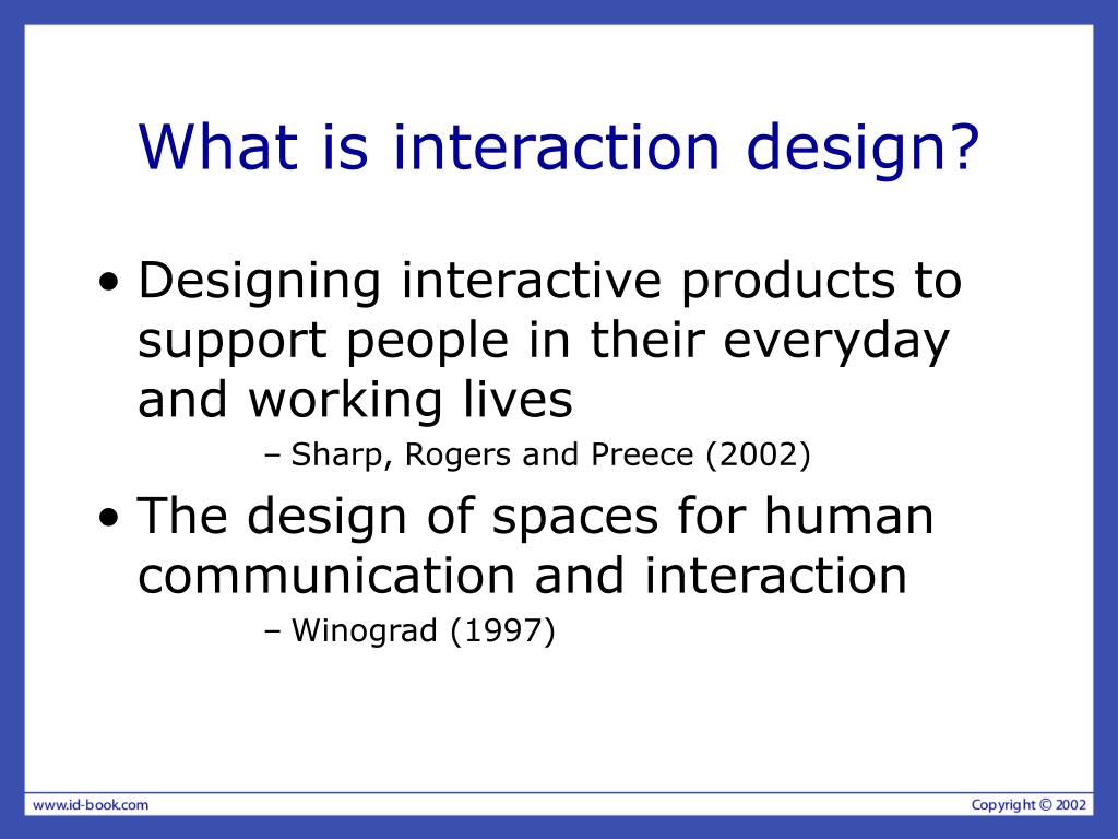 interaction presentation definition